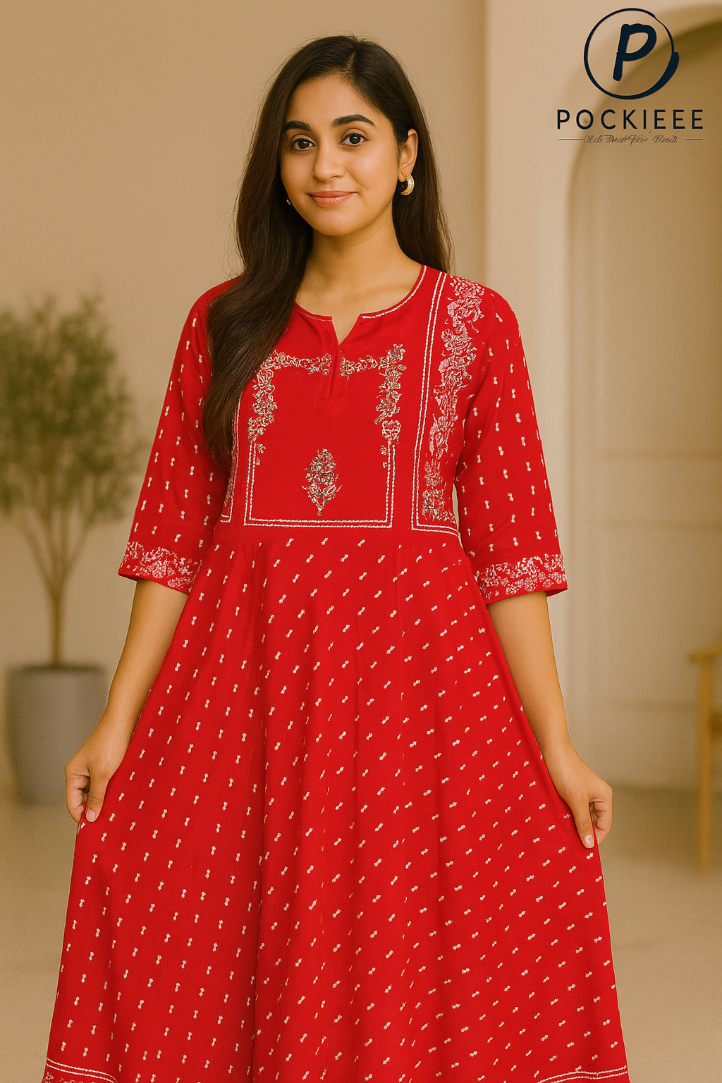 Elegant Cotton Printed Kurti for Everyday Comfort
